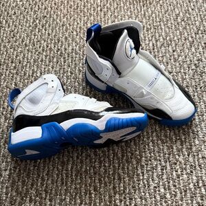 Jordan White and Blue Sneakers